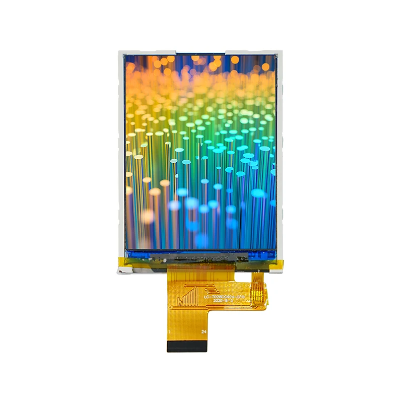 2.4 '' Normalt vit liten TFT LCD -displaymodul