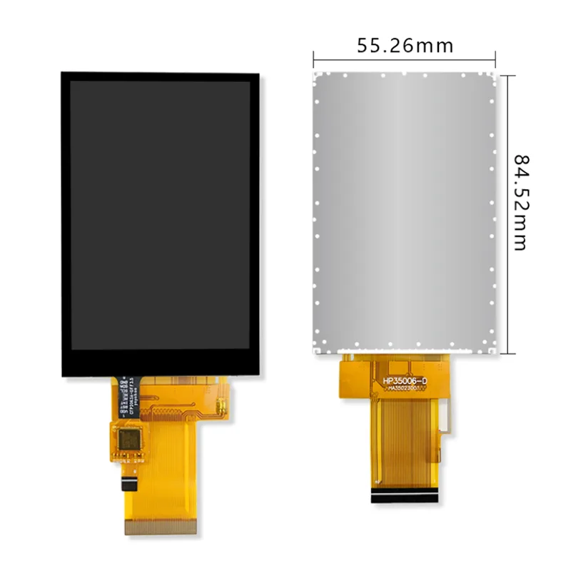 3,5 tums RGB 320x480 IPS TFT Liten TFT-pekskärmsmodul